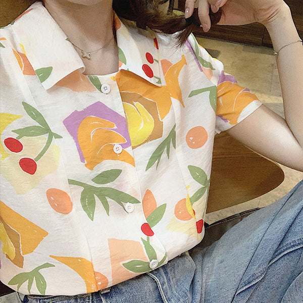 Sweet Fruits Orange One-piece Dress/T-shirt JK1595