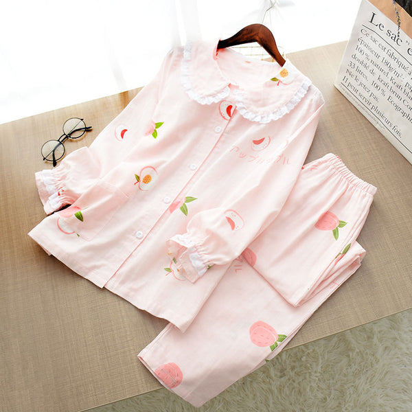 Fashion Peach Pajamas Suit JK3134