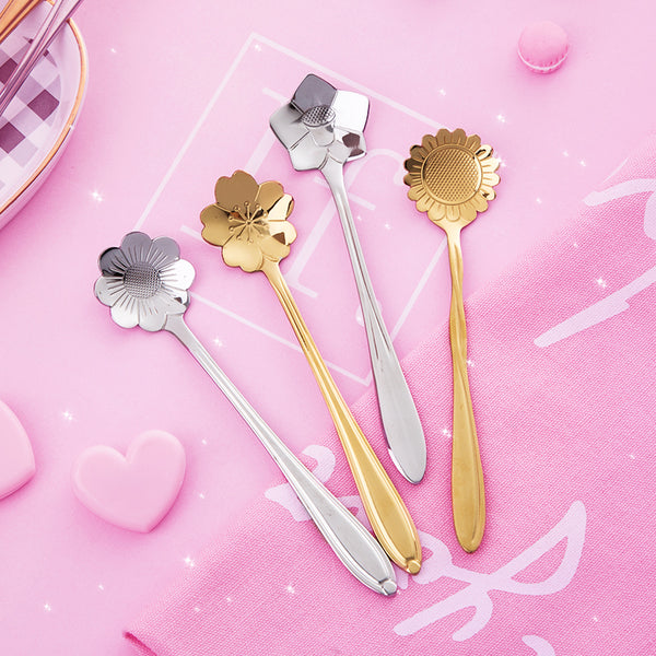 Cute Flowers Spoon JK1263