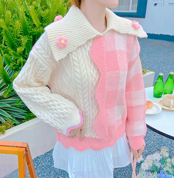 Kawaii Flowers Girls Sweater JK2925