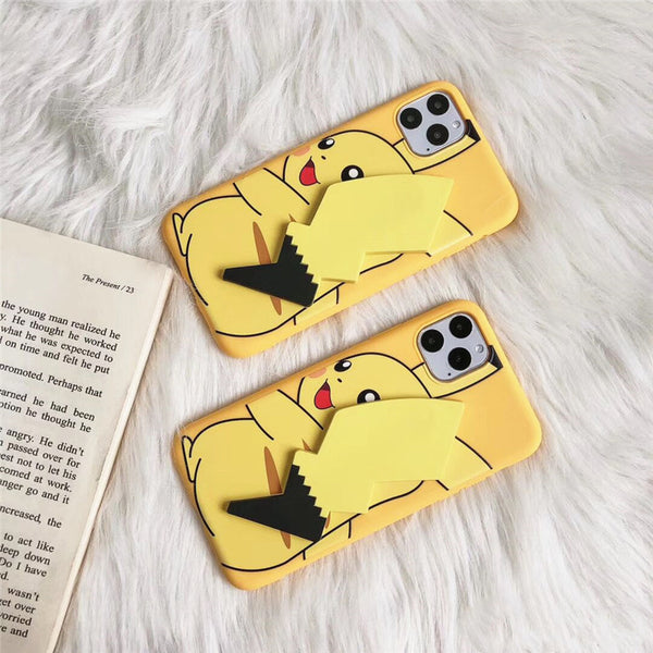 Cute Pikachu Phone Case for iphone 6/6s/6plus/7/7plus/8/8P/X/XS/XR/XS Max/11/11 pro/11 pro max JK1825