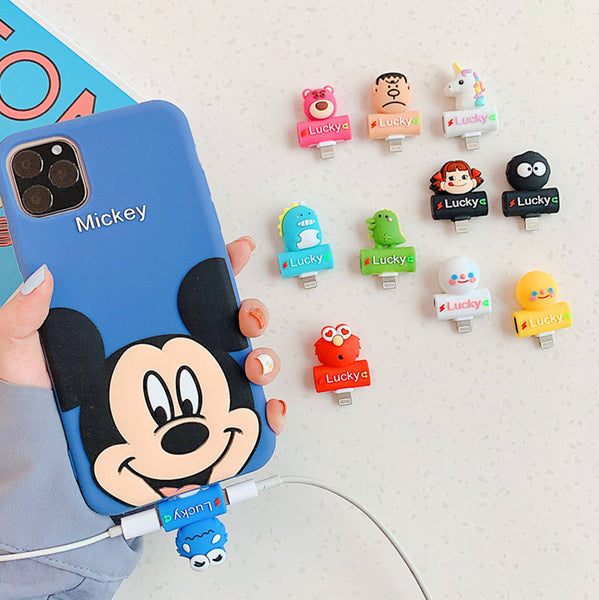 Cartoon and Unicorn Earphone Wire Adapter For Iphone JK1886