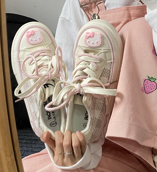 Lovely Kitty Canvas Shoes JK3460