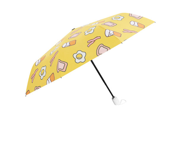 Cute Foods Folding Sun Umbrella JK2375