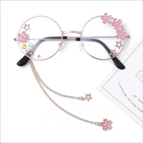 Fashion Lolita Sakura Glasses JK1761