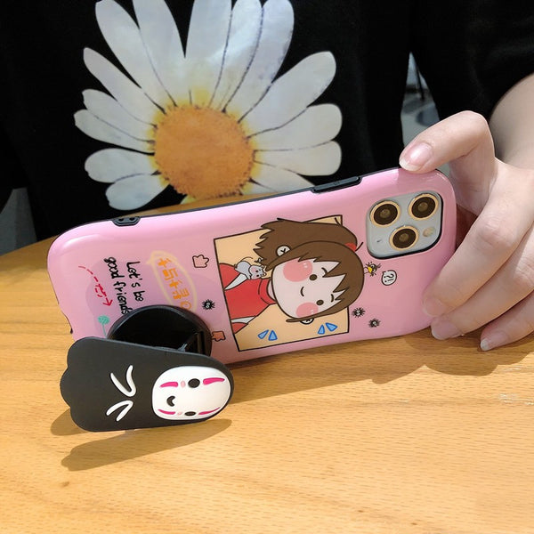 Cartoon Totoro Phone Case for iphone7/7plus/8/8P/X/XS/XR/XS Max/11/11 pro/11 pro max JK2120