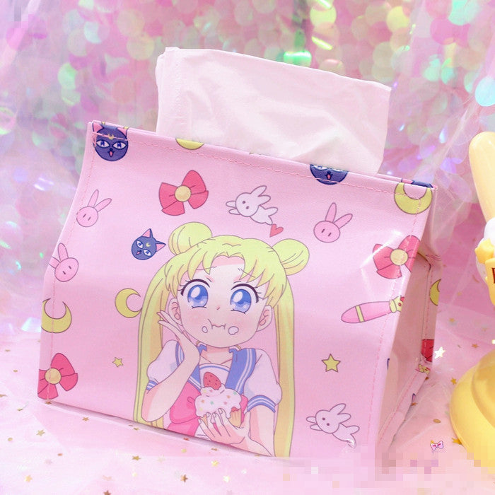 Sailormoon and Sakura Tissue Box JK1029