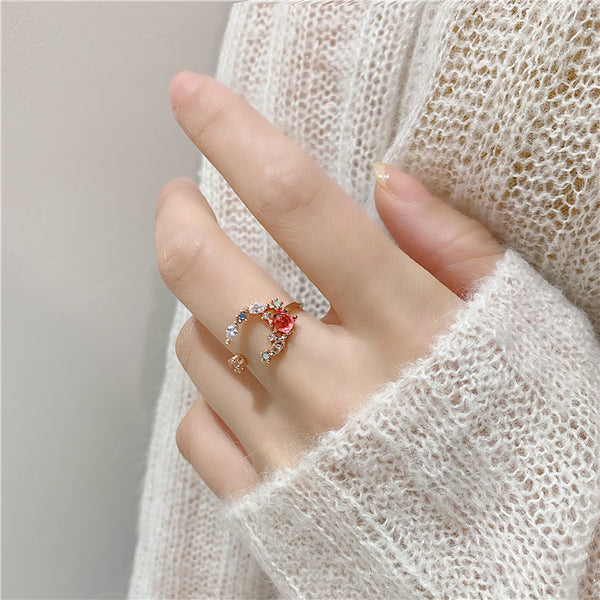 Fashion Heart Ring JK3233