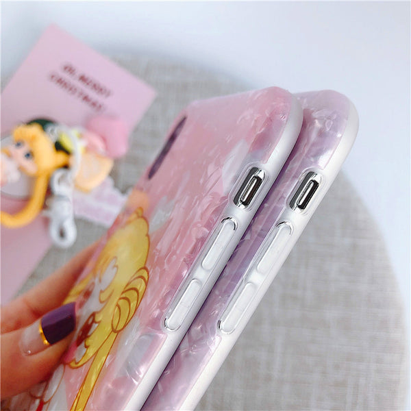 Lovely Sailormoon Phone Case for iphone 6/6s/6plus/7/7plus/8/8P/X/XS/XR/XS Max JK1653
