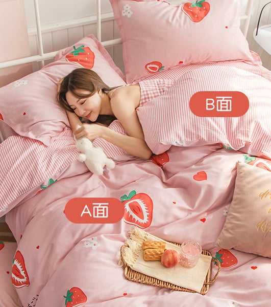 Cute Strawberry Bedding Set JK2530