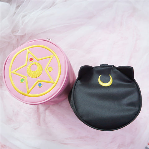 Round Luna Makeup Bag JK1271