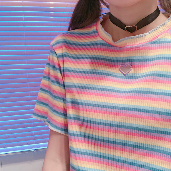 Fashion Rainbow T-shirt JK2125