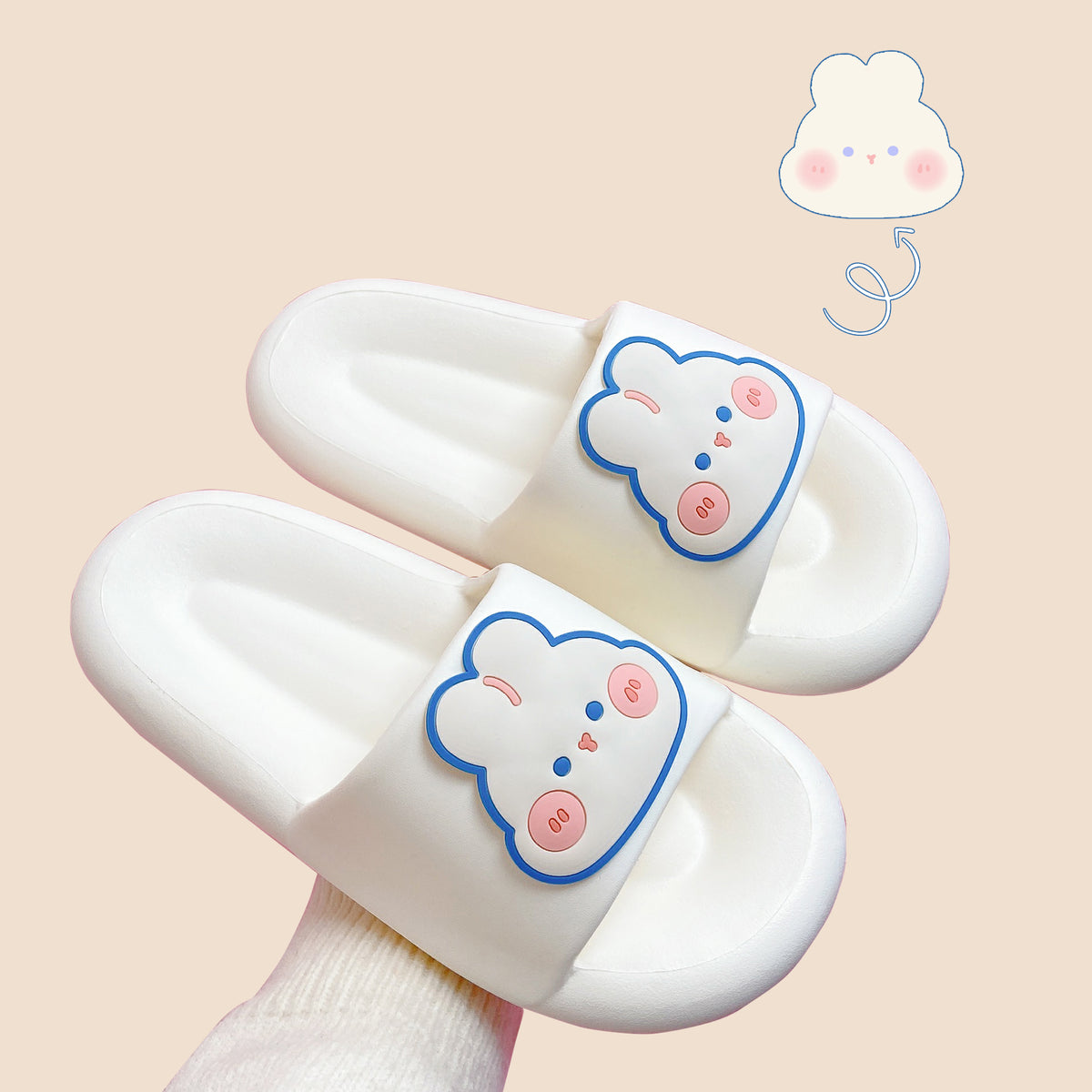 Kawaii Rabbit Slippers JK3089 – Juvkawaii