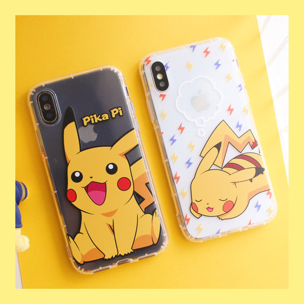 Lovely Pikachu Phone Case for iphone 6/6s/6plus/7/7plus/8/8P/X/XS/XR/XS Max JK1320