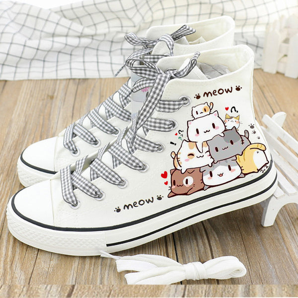 Lovely Cats Canvas Shoes JK2920