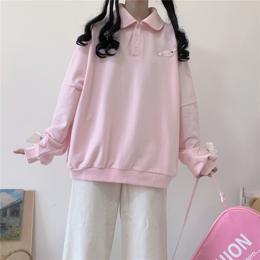 Cute Cartoon Girl Hoodie JK2892 – Juvkawaii