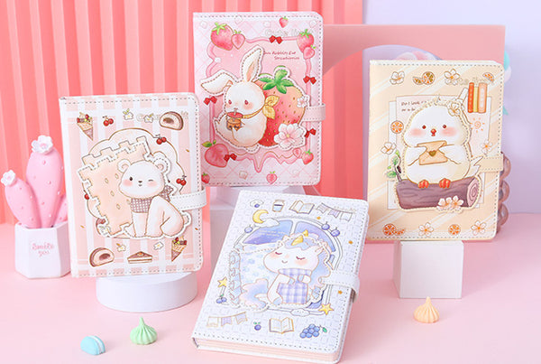 Strawberry Rabbit Notebook JK3137