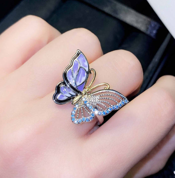 Fashion Butterfly Ring JK3218
