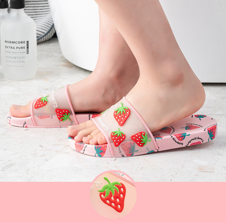 Fashion Strawberry Slippers JK2296 – Juvkawaii