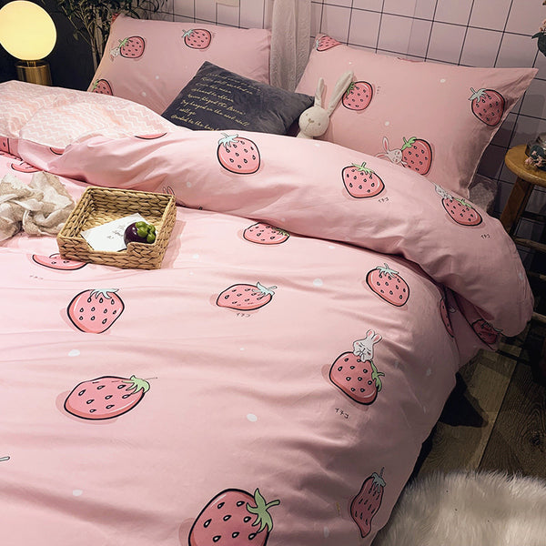 Cute Strawberry Bedding Set JK2212