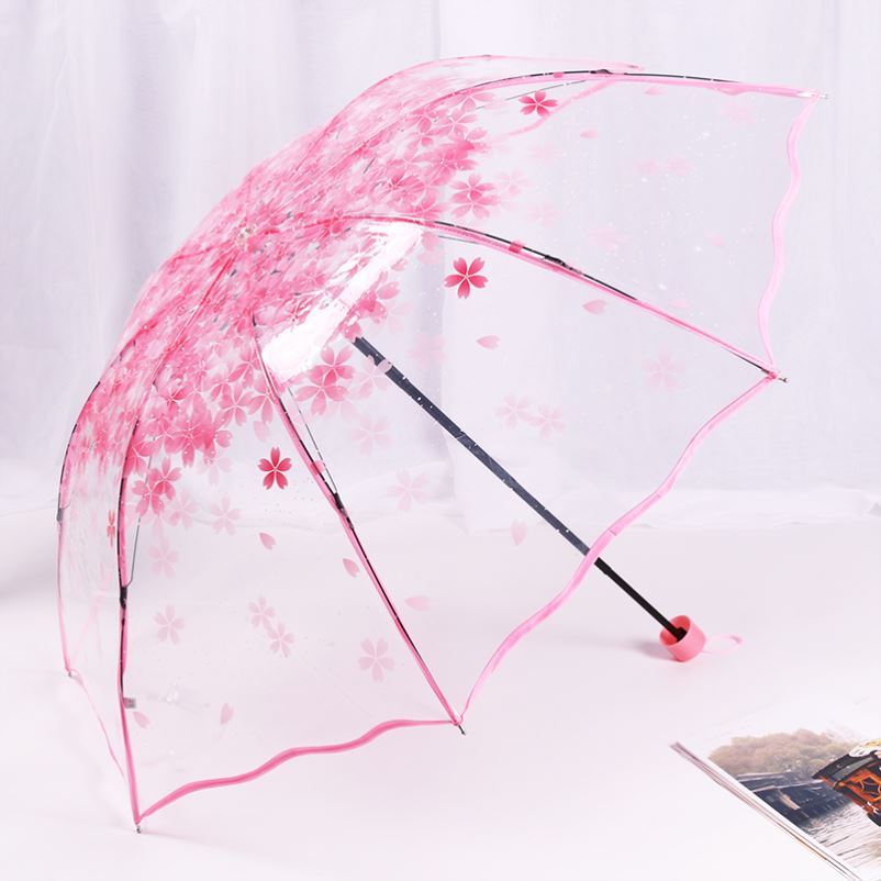 Fashion Sakura Flowers Folding Umbrella JK2823