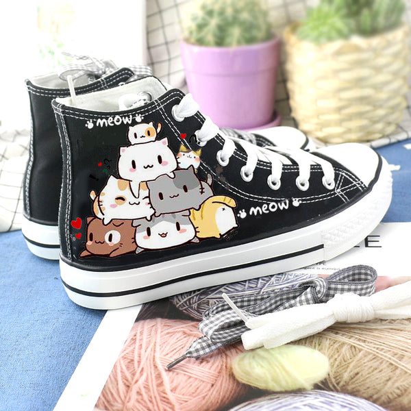 Lovely Cats Canvas Shoes JK2920