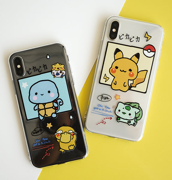Lovely Pikachu Phone Case for iphone 6/6s/6plus/7/7plus/8/8P/X/XS/XR/XS Max/11/11 pro/11 pro max JK2059