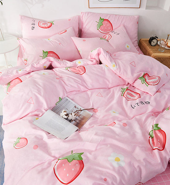 Fashion Strawberry Bedding Set JK2025