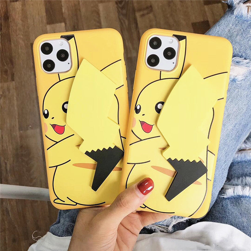ゆーじ iPhone6.6s ピカチュウ フィリップケース 【11点】 Cute Pikachu Phone Case for iphone 6/6s/6plus/7/7plus/8/8P/X