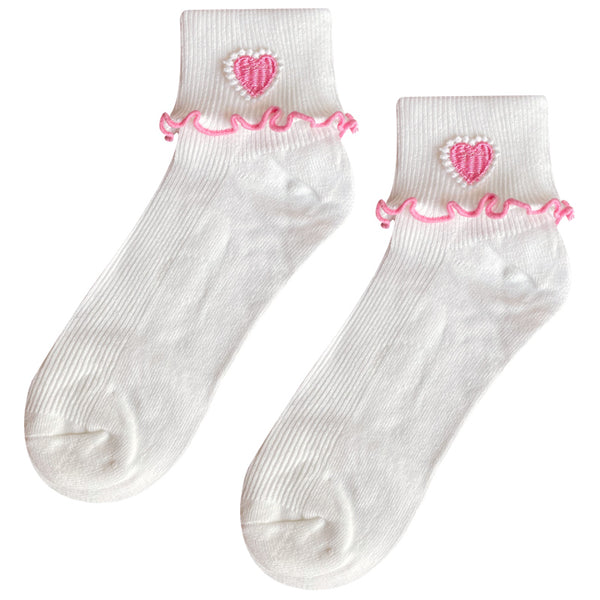 Pretty Heart Socks JK3517