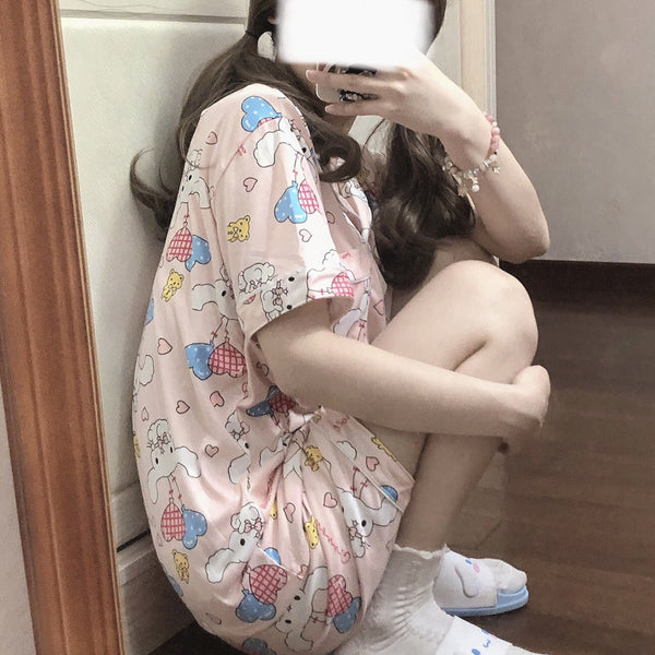 Fashion Anime Summer Pajamas Suit JK2768