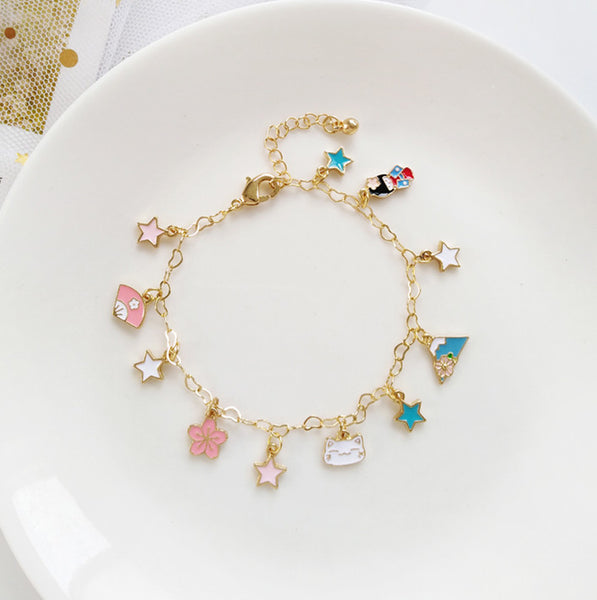Sakura Cat Bracelet JK1961