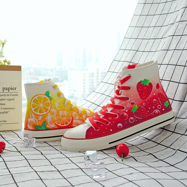 Sweet Fruits Canvas Shoes JK3335