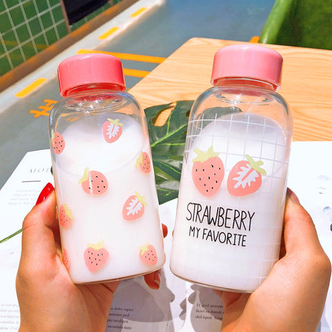 Fashion Strawberry Water Bottle  JK1245