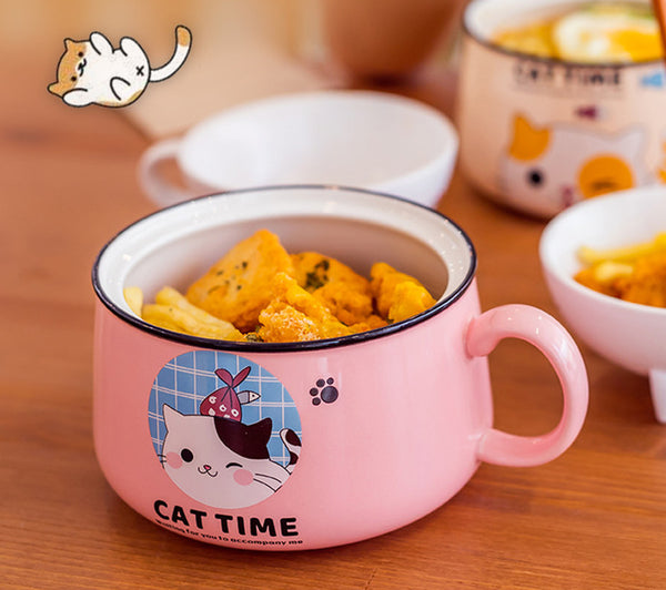 Lovely Cats Printed Bowl JK2544