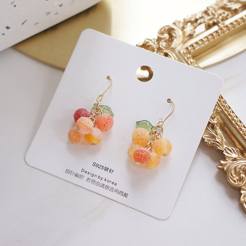 Sweet Orange Earrings/Clips JK2991