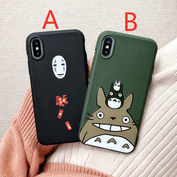 Cartoon Totoro Phone Case for iphone 6/6s/6plus/7/7plus/8/8P/X/XS/XR/XS Max/11/11 pro/11 pro max JK1854