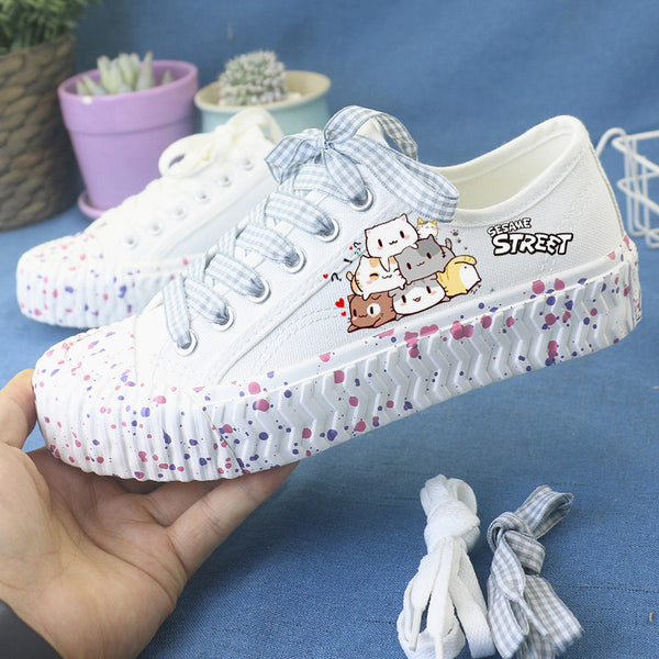 Kawaii Cats Canvas Shoes JK3341