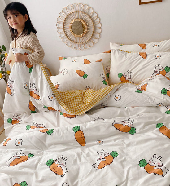 Lovely Rabbit Carrot Bedding Set JK2208