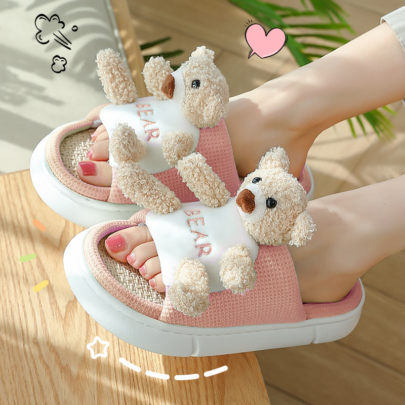 Lovely Bear Slippers JK3166 – Juvkawaii