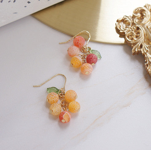 Sweet Orange Earrings/Clips JK2991