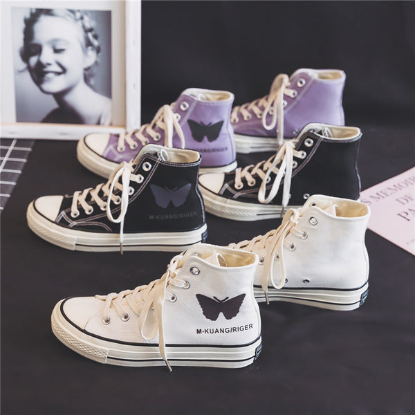 Fashion Butterfly Canvas Shoes JK2301