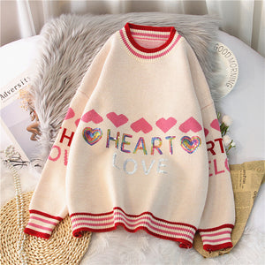 Fashion Love Heart Sweater JK2122