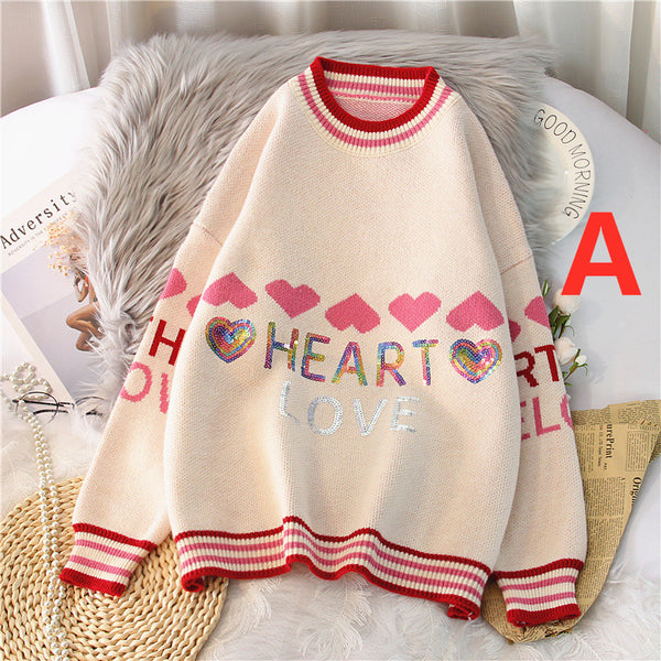Fashion Love Heart Sweater JK2122