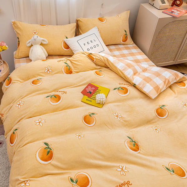 Sweet Orange Bedding Set JK2376