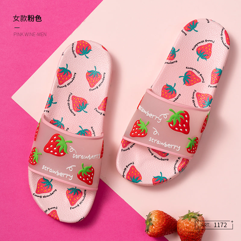 Fashion Strawberry Slippers JK2296 – Juvkawaii