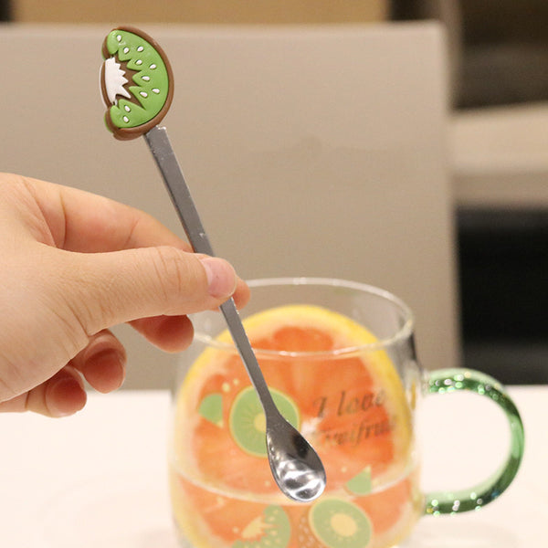 Cute Avocado Glass Cup JK2187