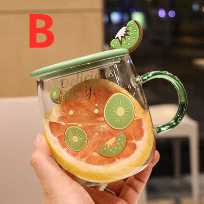 Cute Avocado Glass Cup JK2187  Cute avocado, Pretty drinks, Cute mugs