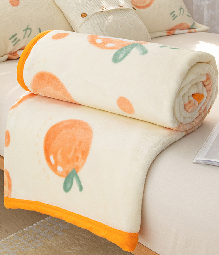 Sweet Orange Blanket JK3170 – Juvkawaii