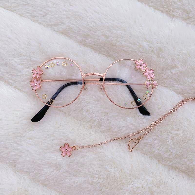 Fashion Lolita Sakura Glasses JK3108 – Juvkawaii